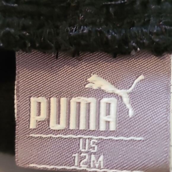 Puma Baby Boy Sweatpants Size 12 Months Black Red Athletic Track Pants EUC - Picture 4 of 5